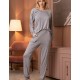 Пижама со штанами женская Mia-Amore CHRISTEL 1906, Цвет: cерый меланж, Размеры: S