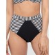 Купальные трусы в полоску UNICONF CBC238 V1 SPICY STRIPES, Цвет: черно-белый, Размеры: M