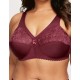 Бюстгальтер с широкими лямками Glamorise GI1000 темно-бордовый, Цвет: темно-бордовый, Размеры: 90B