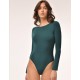 Боди с открытой спиной MY BO295 emerald, Цвет: изумруд, Размеры: L