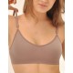 Топ со съемными вкладышами MY BR364 chocolate, Цвет: коричневый, Размеры: XL