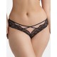 Трусики бразилиана Esotiq KATIE 40564 черно-бежевый, Цвет: черный+бежевый, Размеры: M