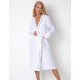 Хлопковый халат Aruelle MIRIAM WHITE, Цвет: белый, Размеры: M
