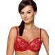 Бюстгальтер балконет пуш-ап Ava RICH RED 1738 P-UP, Цвет: вишня, Размеры: 75D Бюстгальтер балконет пуш-ап Ava RICH RED 1738 P-UP, Цвет: вишня, Размеры: 75D