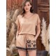Комплект с шортами Mia-Amore RIANNA 1852, Цвет: песочный, Размеры: S