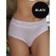 Сверхэластичные трусы слипы Janira FLEXIE ADAPT 30561 BRAGA LACE black, Цвет: black (черный), Размеры: S/M/L/XL