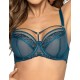 Бюстгальтер мягкий со стрэпами Novika DEMI N03 M, Цвет: синий топаз, Размеры: 85B