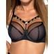 Бюстгальтер полумягкий Novika PURE POISON N02 PU, Цвет: черный, Размеры: 100G