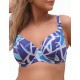 Верх купальника мягкий Akcent AN257 M, Цвет: бело-синий, Размеры: 85F