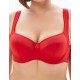 Бюстгальтер полумягкий с подкроем Lina A 6016 красный, Цвет: красный, Размеры: 85F