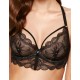 Кружевной мягкий бюстгальтер с оригинальной спинкой Gorteks CHARLIZE B2 M черный, Цвет: черный, Размеры: 75C
