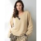 Свитшот женский Mia-Amore LEO 5003 песочный, Цвет: песочный, Размеры: L