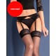 Комплект пояс + чулки Gabriella 220 GARTER SET SHADOW красный, Цвет: красный, Размеры: 1/2