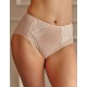 Хлопковые трусы макси с кружевной отделкой Janira LACE COTTON BAND 1032081 dune, Цвет: dune (песочный), Размеры: XL