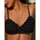 Пляжный бюст-топ Ysabel Mora 82100, Цвет: черный/белый, Размеры: 65B