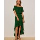 Платье пляжное с ассиметричным подолом Ysabel Mora 85918 зеленый, Цвет: зеленый, Размеры: S