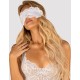 Кружевная маска Obsessive AMOR MASK BLANCO, Цвет: белый, Размеры: UN