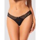 Черные трусики Obsessive BELLA ROU PANTIES, Цвет: черный, Размеры: XS/S