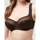 Бюстгальтер полумягкий с подкроем Lina A 6016 коричневый, Цвет: коричневый, Размеры: 75E
