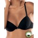 Хлопковый бюстгальтер пуш-ап Sielei NATURAL COTTON 1444 nero, Цвет: nero (черный), Размеры: 80B
