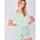 Светло-зеленая женская пижама Taro GLORIA 2957, Цвет: зеленый, Размеры: S