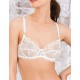 Бюстгальтер мягкая кружевная чашка Mioocchi MATILDA 8106 bianco, Цвет: bianco (белый), Размеры: 85B