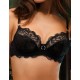 Бюстгальтер мягкая кружевная чашка Mioocchi MATILDA 8106 nero, Цвет: nero (черный), Размеры: 80B