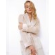 Плюшевый женский халат Aruelle EVA CREME, Цвет: кремовый, Размеры: S