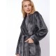 Плюшевый женский халат Aruelle EVA DARK GREY, Цвет: темно-серый, Размеры: 2XL