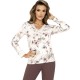 Пижама из вискозы Donna BELINDA pyjamas, Цвет: экрю, Размеры: M