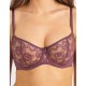 Кружевной мягкий бюстгальтер балконет Lina A 3069 крокус, Цвет: крокус, Размеры: 70D
