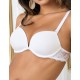 Бюстгальтер планж супер пуш-ап Sielei WONDER LACE 2448 bianco, Цвет: bianco (белый), Размеры: 70B