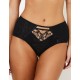 Трусики бразилиана Subtille AVRIL mini, Цвет: черный+телесный, Размеры: 2XL