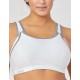 Спортивный бюстгальтер для фитнеса Glamorise GI9167 белый, Цвет: белый, Размеры: 90B