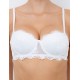 Бюстгальтер анжелика пуш-ап Lormar DELUXE bianco, Цвет: bianco (белый), Размеры: 65B