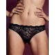 Кружевные женские слипы Lormar FRIZZANTE slip nero, Цвет: nero (черный), Размеры: XL