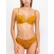 Комплект Sielei BERRIES 7424+7427 пуш-ап бразилиана ocra, Цвет: ocra (желтый), Размеры: 75B
