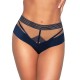 Трусы бразилиана Novika LOUNA MARINE brazyliany, Цвет: темно-синий, Размеры: S