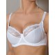 Бюстгальтер мягкий с подкроем Lina A 6021 белый, Цвет: белый, Размеры: 70E