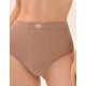 Высокие трусы слипы MY DS103 капучино, Цвет: коричневый, Размеры: S