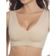 Бесшовный бюстгальтер топ Selene LETIANA серо-бежевый, Цвет: серо-бежевый, Размеры: M