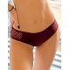Кружевные трусы брифы Albina L FLIRT 340 бургундия, Цвет: бургундия, Размеры: M