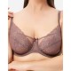 Бюстгальтер мягкая чашка балконет Milavitsa 124970 лесной орех, Цвет: лесной орех, Размеры: 80C