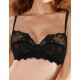 Кружевной бюстгальтер Mioocchi EVELIN 8123 nero, Цвет: nero (черный), Размеры: 80B