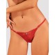 Кружевные стринги Obsessive LACELOVE THONG, Цвет: красный, Размеры: M/L