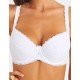 Бюстгальтер балконет пуш-ап классика Simona M 870 белый, Цвет: белый, Размеры: 85A