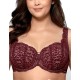 Бюстгальтер балконет Nipplex BENITA U, Цвет: бургундское вино, Размеры: 65E