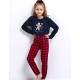 Детская пижама с брюками Sensis AMMA KIDS, Цвет: темно-синий, Размеры: 122-128