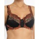 Бюстгальтер с мягкой чашкой Valmira 1112 черный с коньяком, Цвет: черный с коньяком, Размеры: 85C