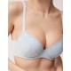 Бюстгальтер поддерживающий Ysabel Mora 10532 LINGERIE голубой, Цвет: голубой, Размеры: 90D